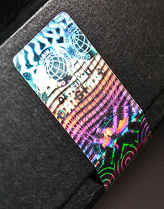 Hologramm-Siegel «lang» – 50 x 15 mm