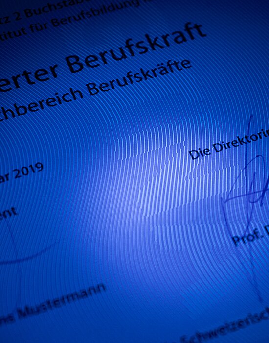 Security Paper with UV Security Feature