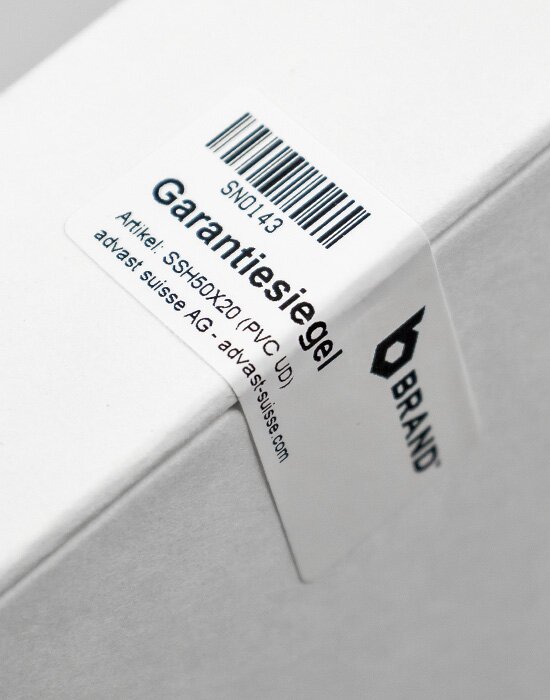 Sicherheitssiegel Vinyl Ultra Destructible